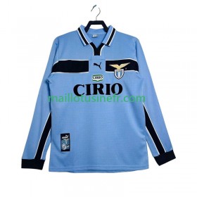 Maillot de Foot SS SS Lazio 1999 Domicile Retro 1998 Manches Longues